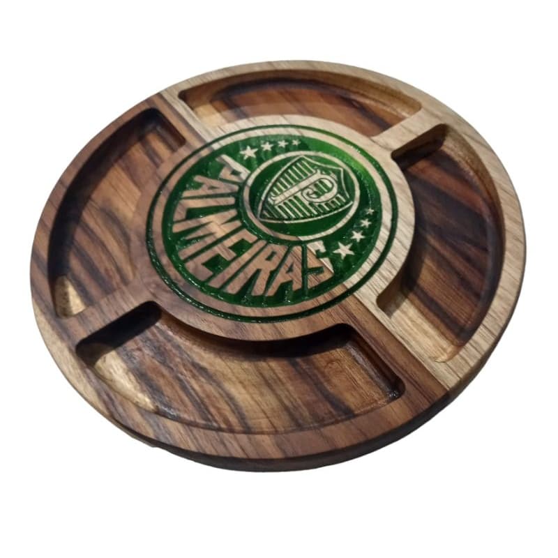 Petisqueira do Palmeiras,petisqueira personalizada palmeiras,tabua de servir do palmeiras