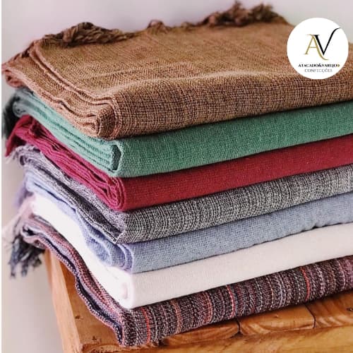 Mantas Para Sofá Promoção Manta De sofa solteiro Em Algodão Artesanal Decora e Protege seu sofá