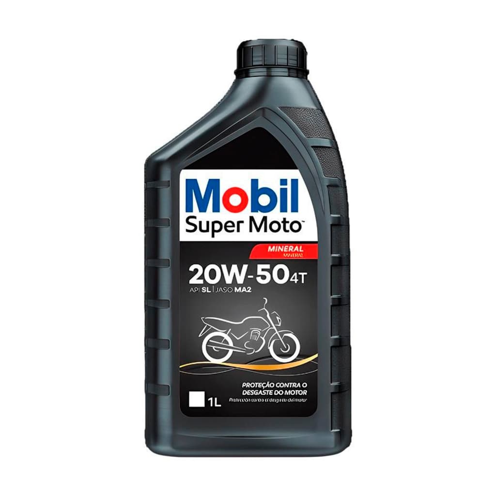 Óleo Lubrificante Mobil Super™ Moto 4T 20W-50