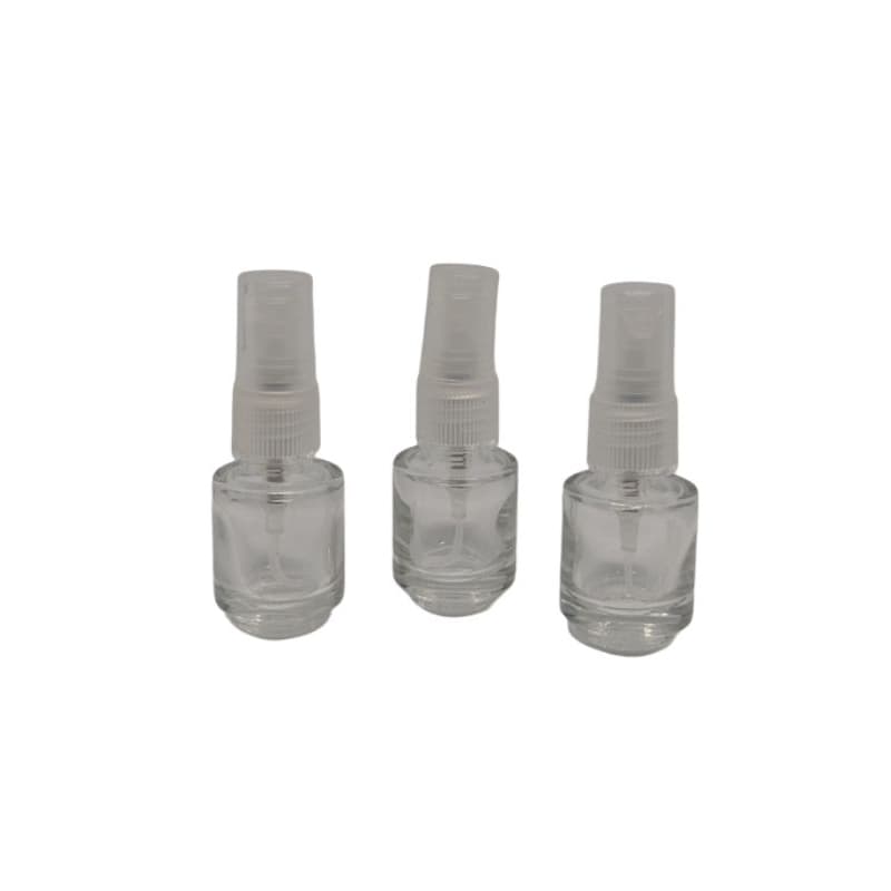 10 vidrinho mini 5ml c válvula spray plástica