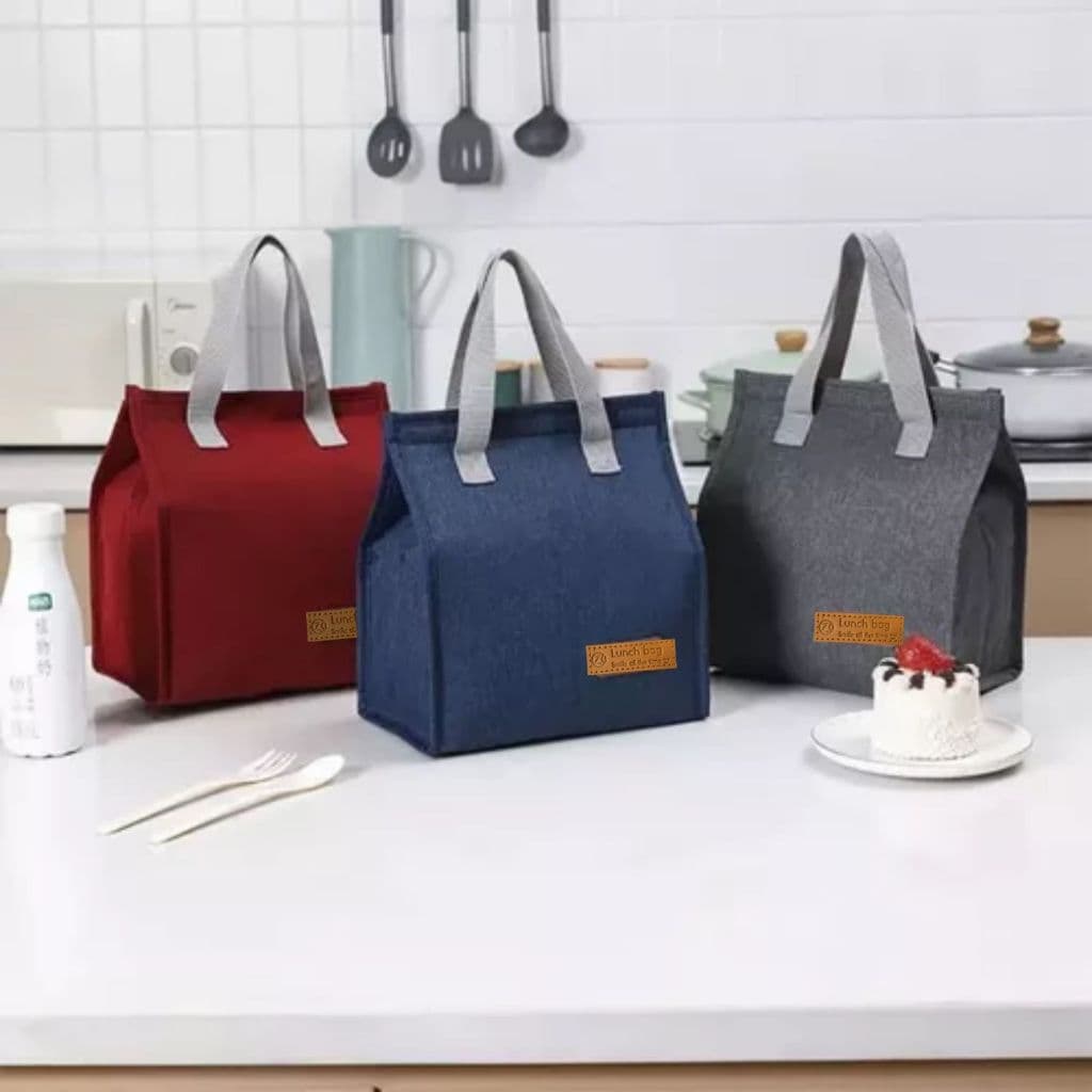 Bolsa Térmica Portátil Lancheira Com Isolamento Térmico Quente e Frio Piquenique Marmita Passeio