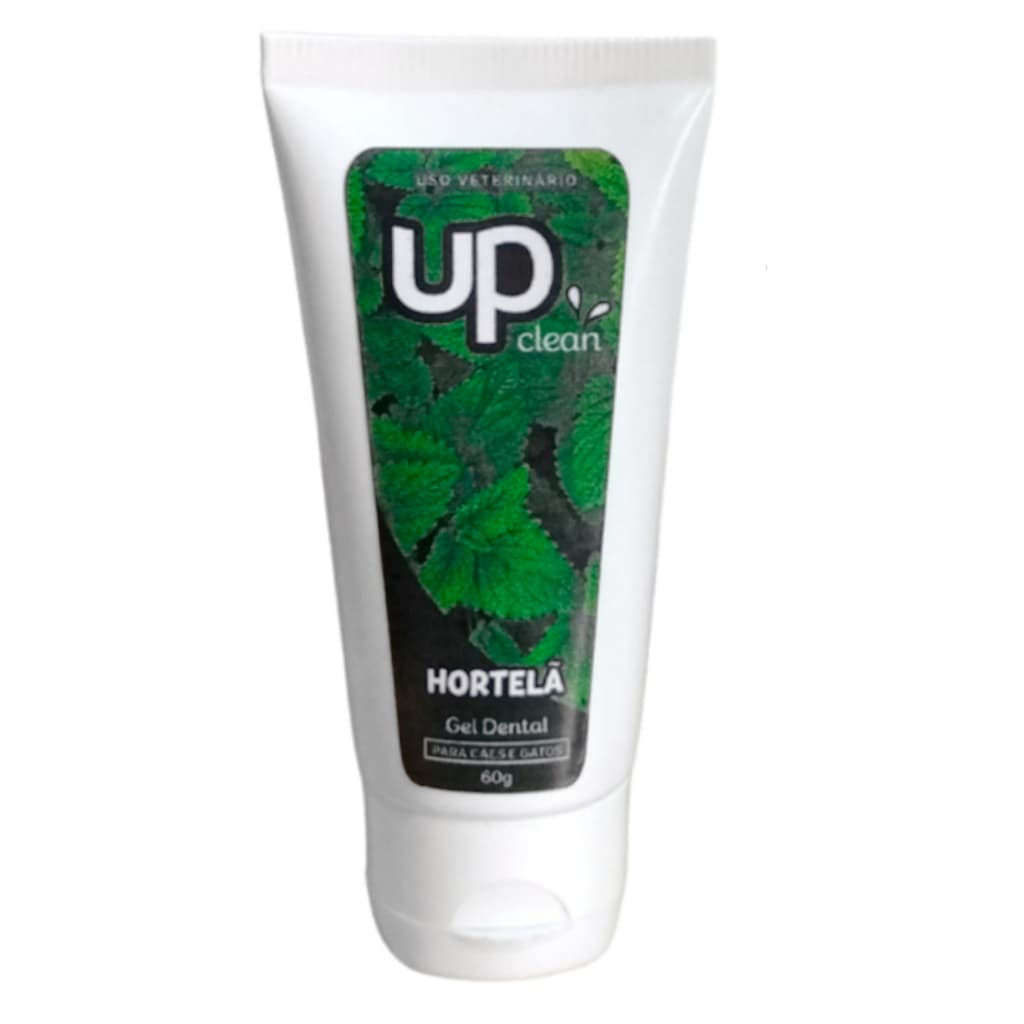 Gel Dental Para Cachorro Gato Pet 60g Hortelã Up Clean Para Cães E Gatos