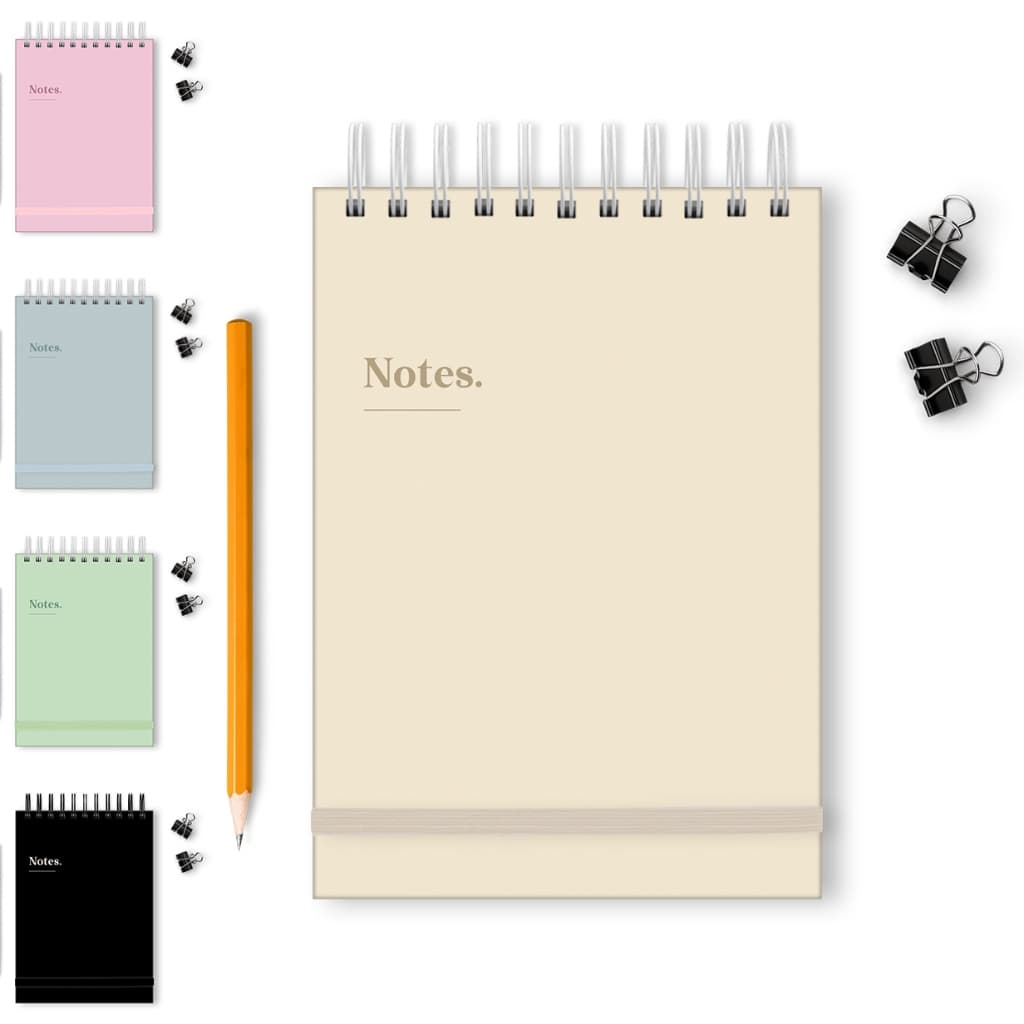 Bloco de Notas Alta Gramatura Liso 15x21cm (A5) Folhas 90g - Várias Cores