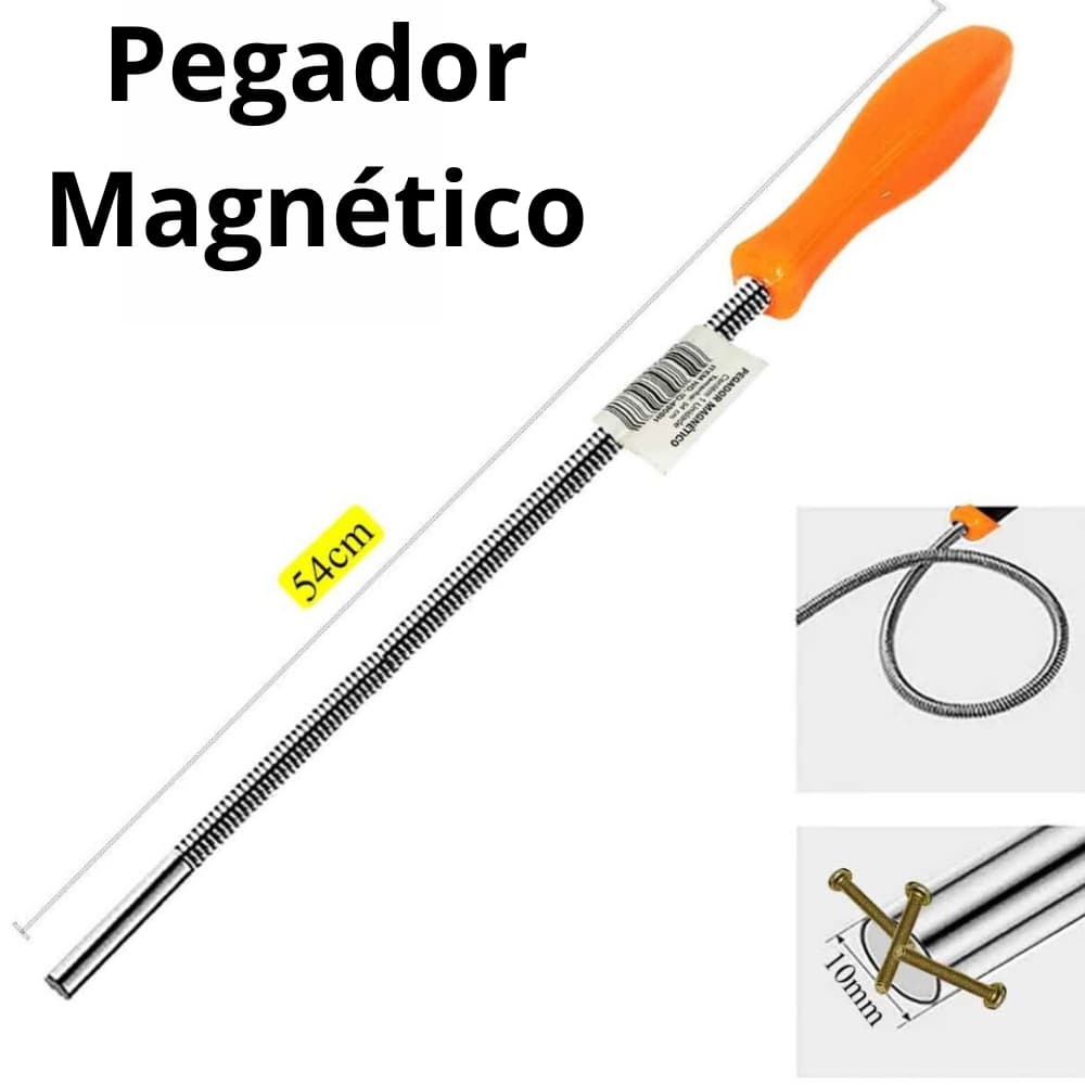 Pegador de Peças Magnetico Haste Flexivel 54cm