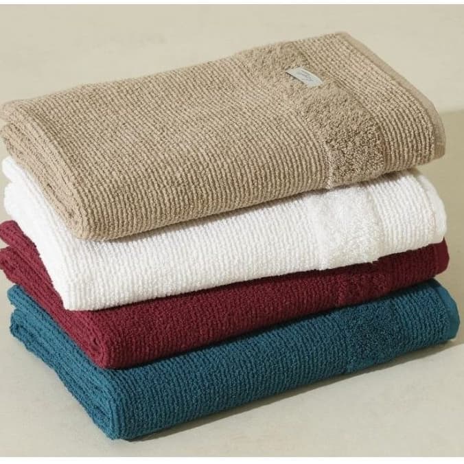 Toalha de Rosto Grande Grossa Felpuda 100% Algodão 48cm x 80cm Superluxo