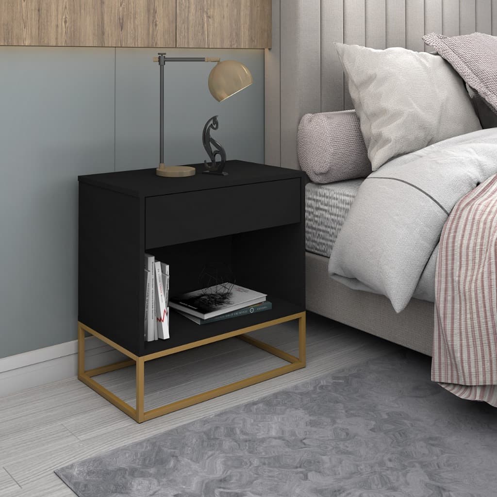 Mesinha De Cabeceira Linha Malta 45cm De Largura Modernidade Em Sua Casa