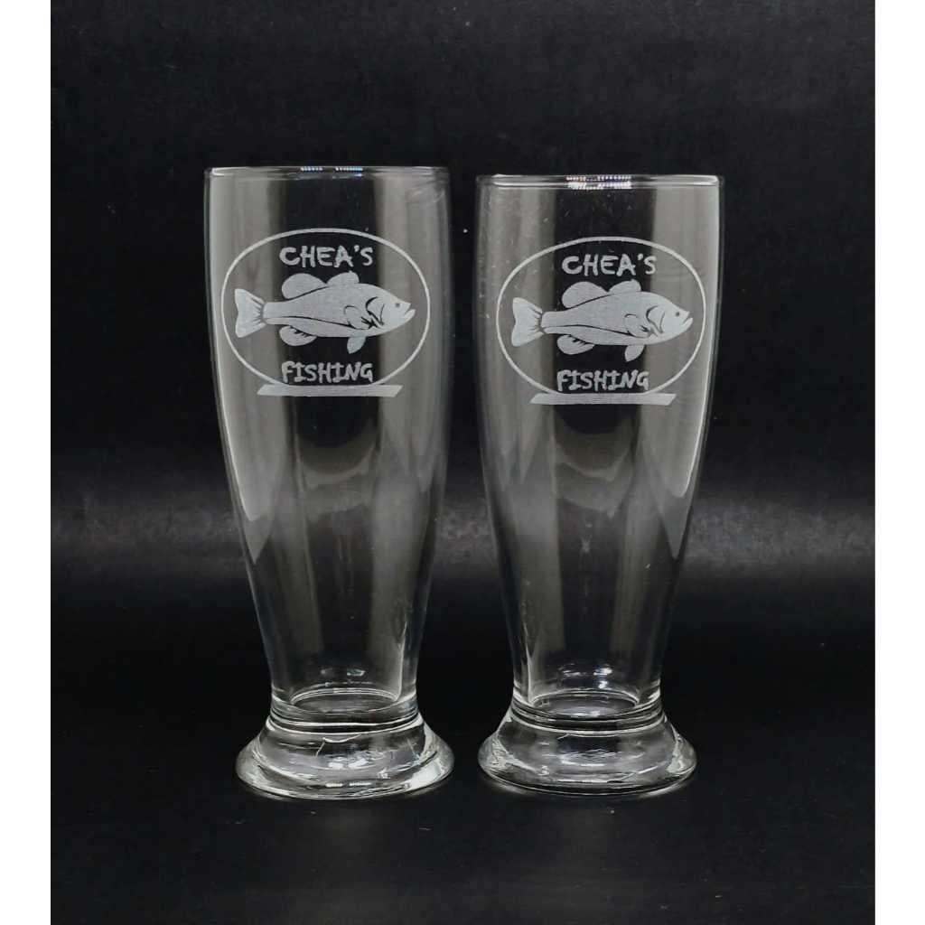 Copo para Cerveja Tulipa em Vidro Personalizado Jateado à Laser 300 ml