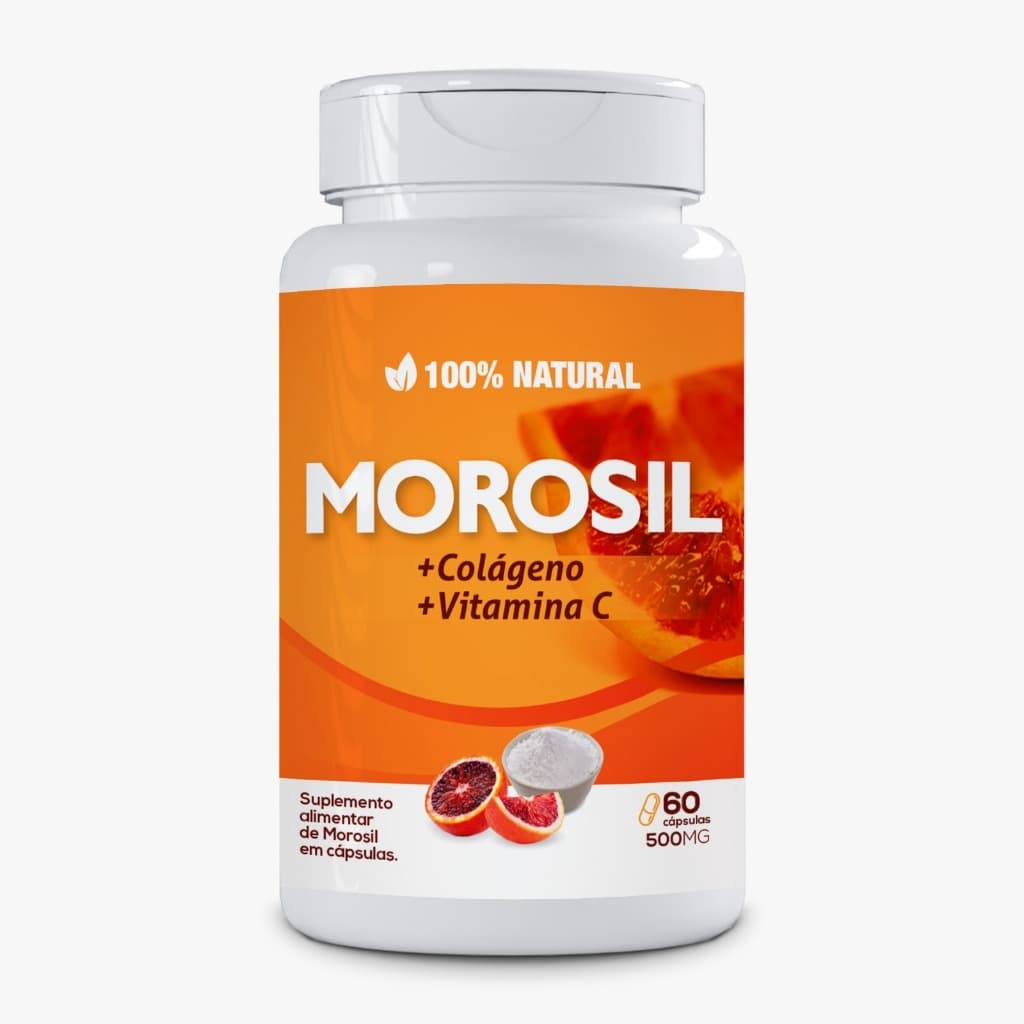 Bionutri Morovit Colágeno e Vitamina C 120 Cápsulas 500mg