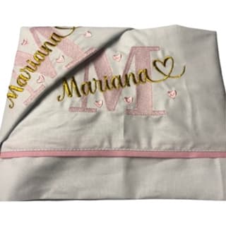 Jogo de Lençol Bebe berço Maternidade Personalizado 3- pçs