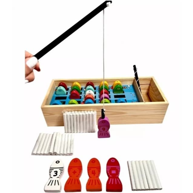 Pescando com a Matemática Brinquedo Educativo e Pedagógico