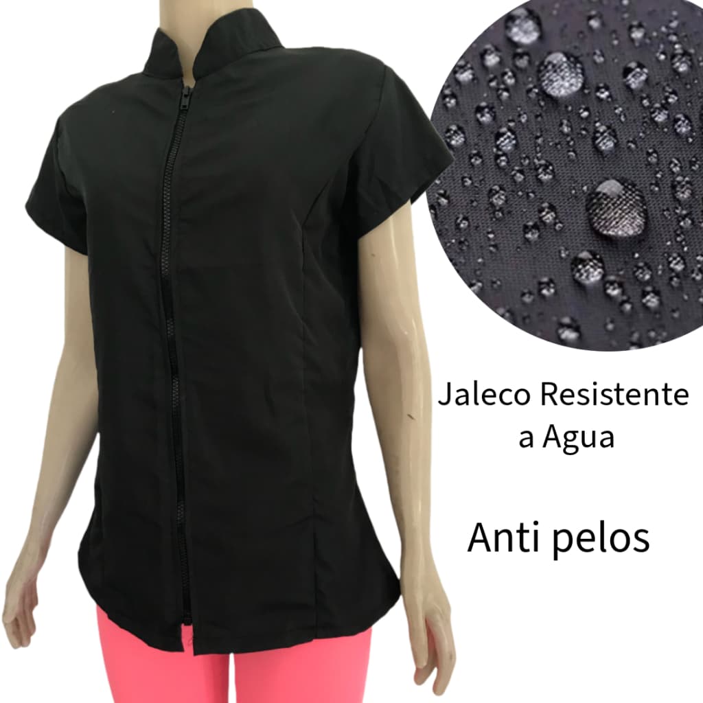 Jaleco Feminino Tosa Resistente a Agua Anti Pelos Tosadora