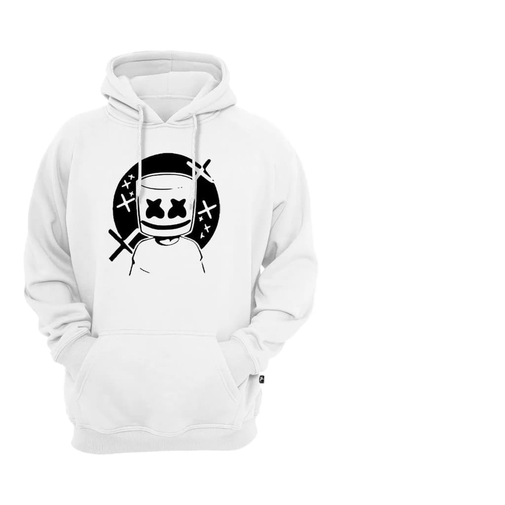 Moletom DJ Marshmallow Unissex Boneco Blusa de Frio Casaco