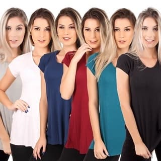 Kit 3 Blusas Tapa Bumbum Feminina do P ao G3