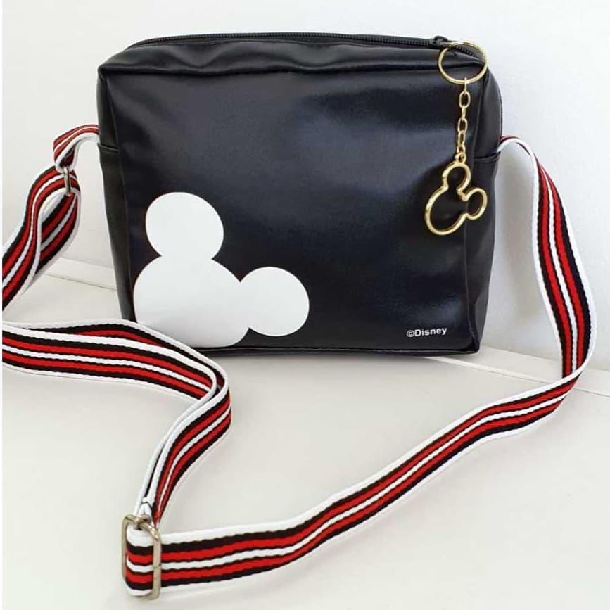 Bolsa Feminina Transversal Tira Colo Crossbody Clássica Preta