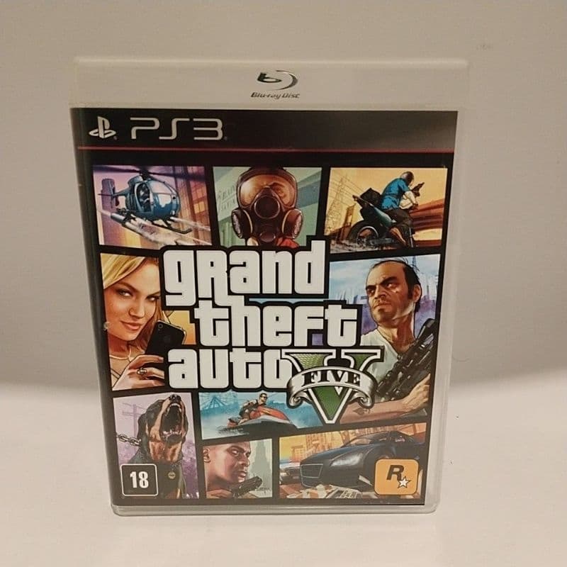 GTA V Com MAPA PS3 Original Mídia Física