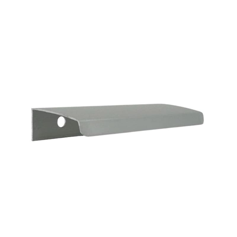 Kit 25 Puxadores FR58 100mm (10cm) Alumínio Anodizado Fosco Para Móveis Cômoda Armário Slim Moderno