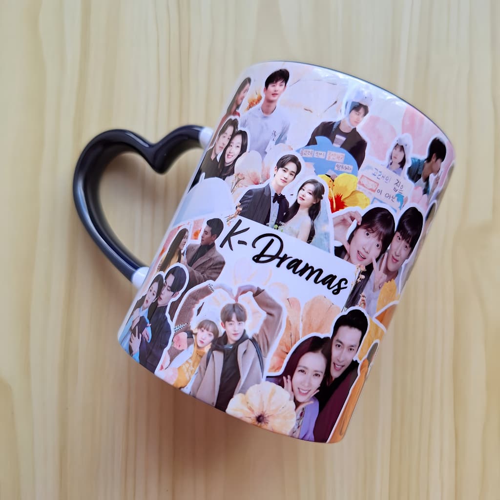 Caneca Personalizada Dorama K-Dramas Xícara 325ml Dorameira