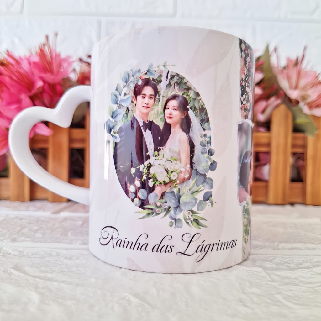 Caneca Personalizada Dorama Rainha das Lágrimas Xícara de Porcelana Dorameiras