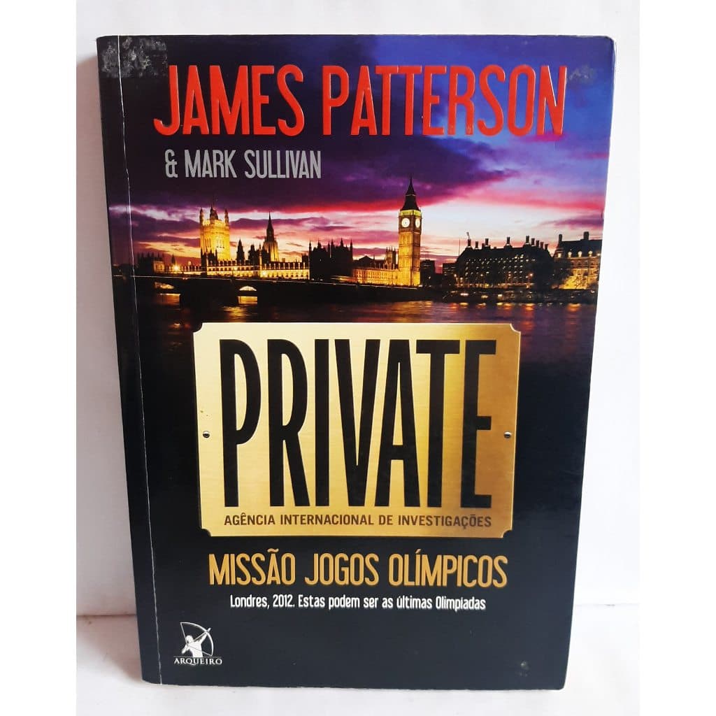 Livro Private Missao Jogos Olimpicos - James Patterson