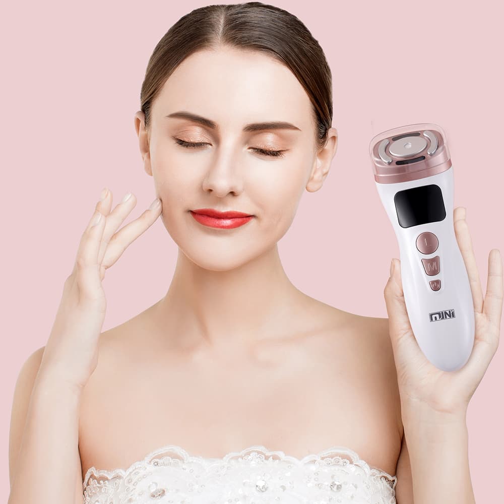 Minimáquina de Microcorrente Ultrassom para Firmeza da Pele 2nd, Radiofrequência Hifu, Microcorrente para Elasticidade, Novo RF para