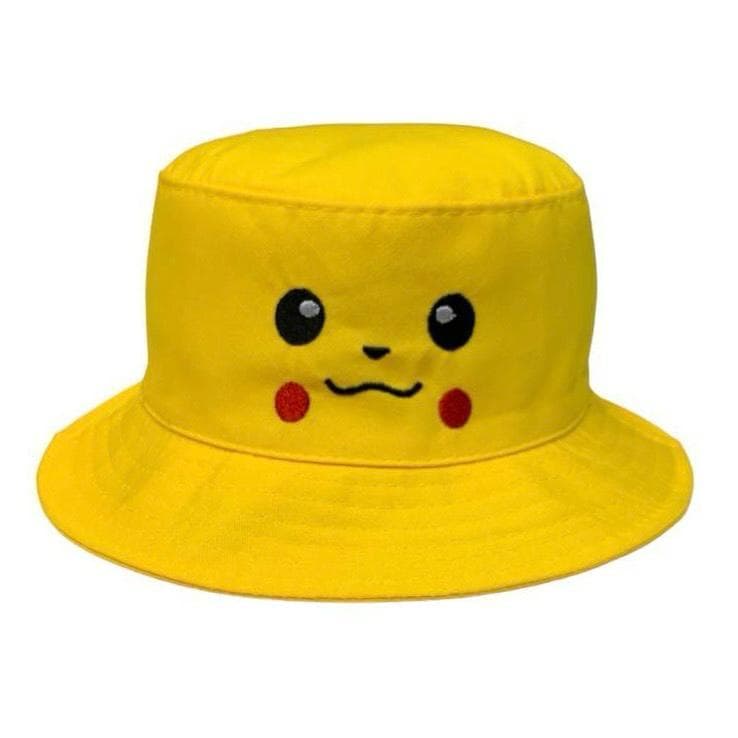 Boné Bucket Chapéu Pikachu de Praia Moda VERAO Infantil Criança Unissex