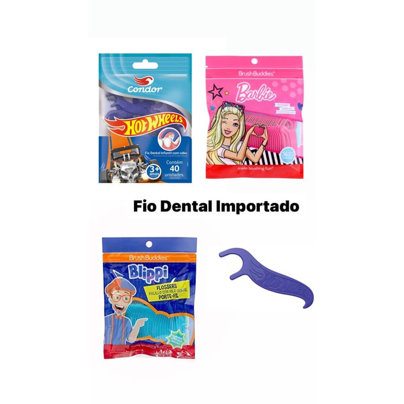 Fio dental importado
