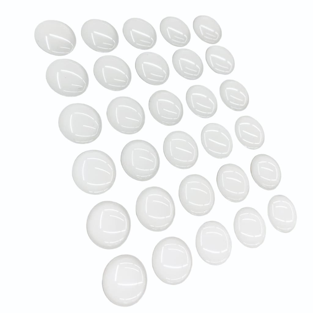 Tapa Furo Branco 12mm Silicone P/ Madeira Vidro Azulejo
