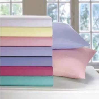 Kit 4 Fronhas Lisas 100% Poliéster Varias Cores