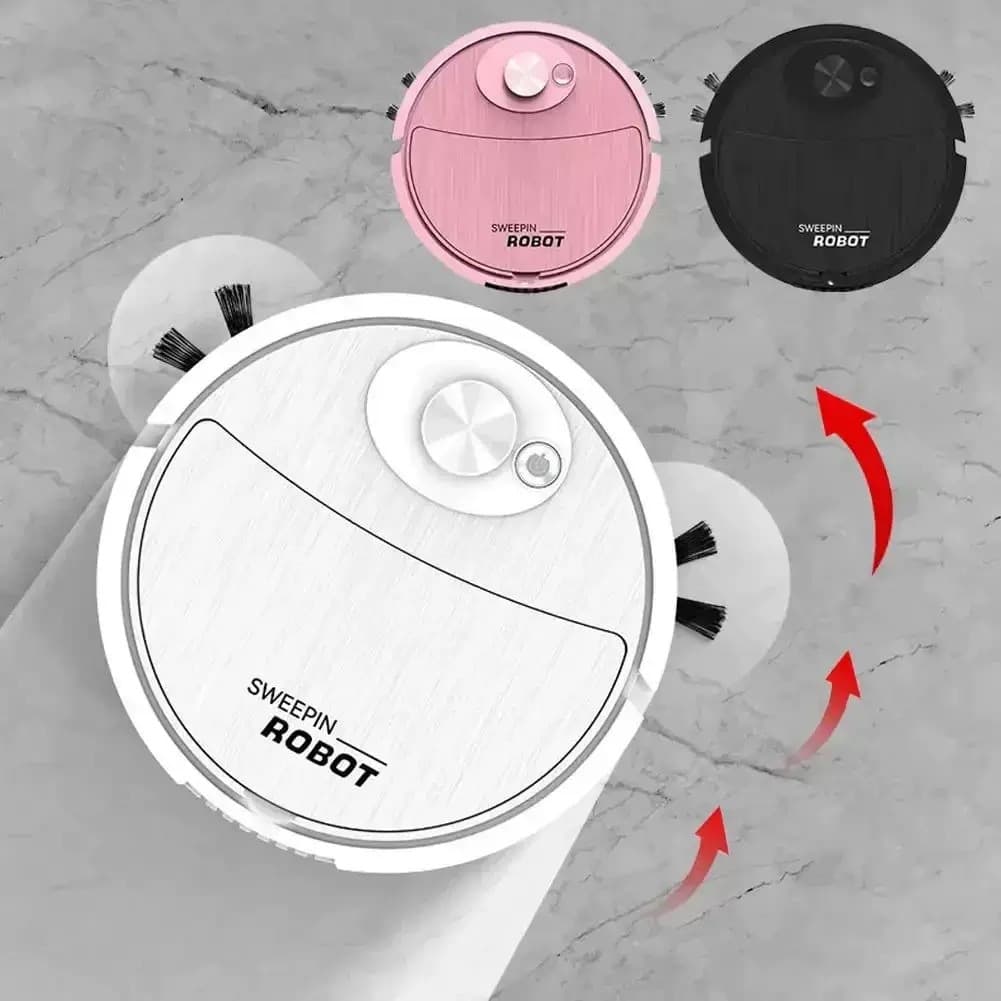 Robô De Varredura 3 Em 1 Esterilização E Desinfecção UV Aspirador Inteligente Carregador Automático De Casa-E4