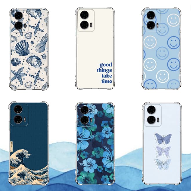 Capa Motorola G04, G04S, G24, G24 POWER, G34 Capa Tpu Desenhos Variados Capinha Case Oceano