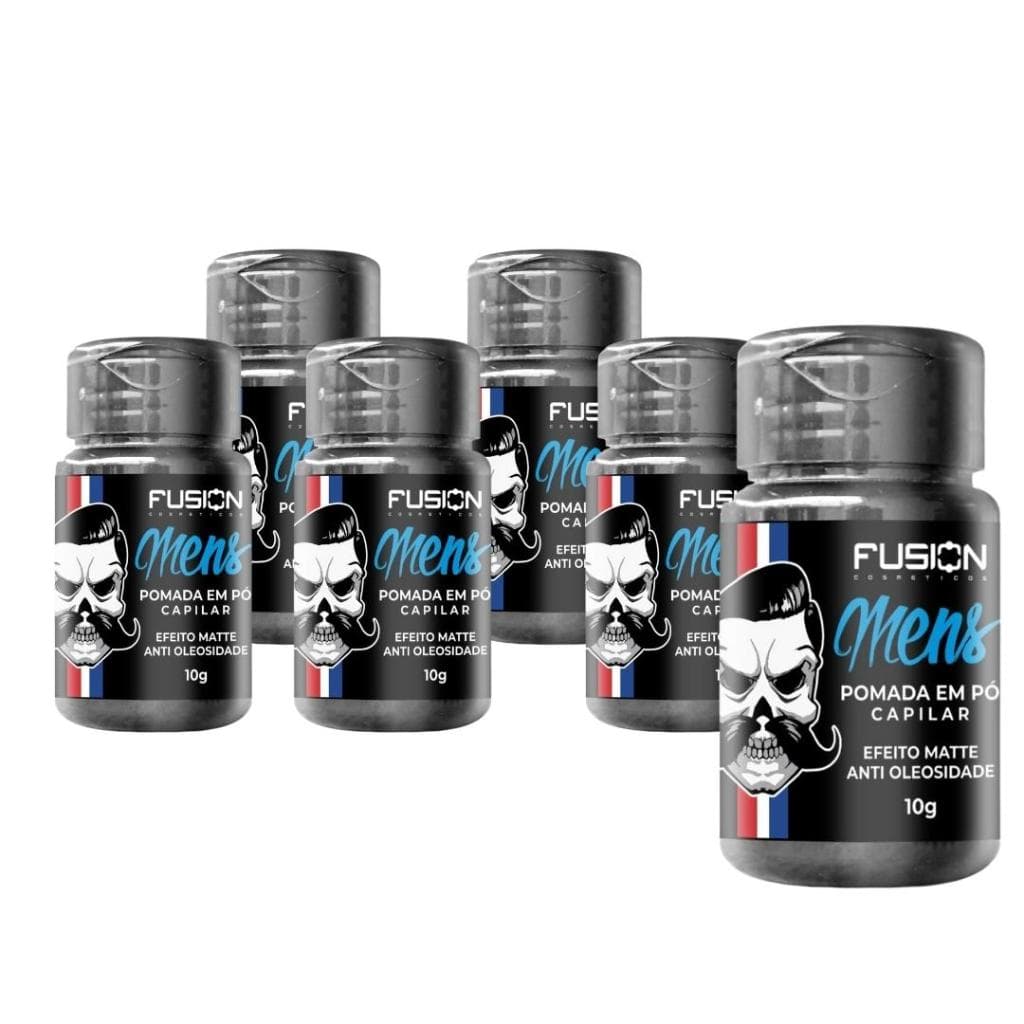 06 Pó Modelador Capilar Efeito Matte Seco Fusion Cosméticos