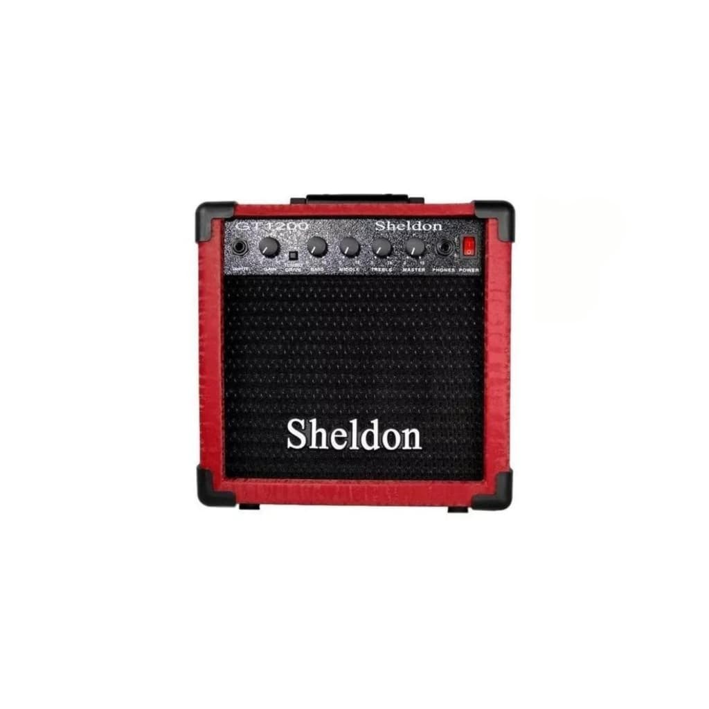 Cubo Sheldon Gt1200 Para Guitarra De 15w Cor vermelho 110v/220v