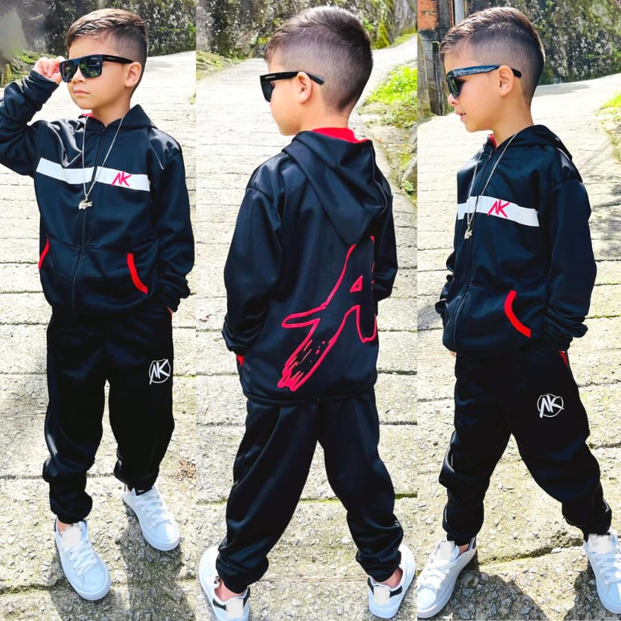 Conjunto Infantil Juvenil Masculino Blusa De Frio e calça