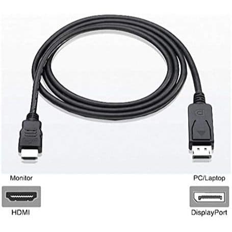 Cabo Adaptador DisplayPort x HDMI 4K Alta Definição1,5 Metro Display Port para HDMI