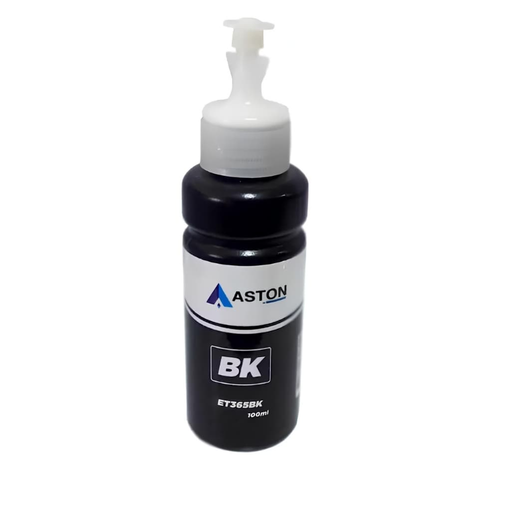 Kit 5 Refil de Tinta Compatível Epson T664 Preta 100ml Aston