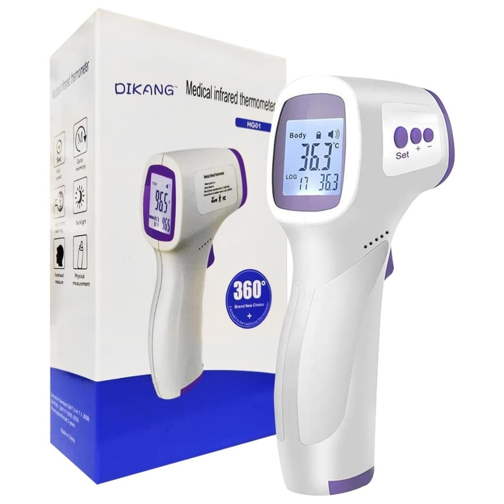 Termômetro de Testa Digital Infravermelho Medição Temperatura Corporal