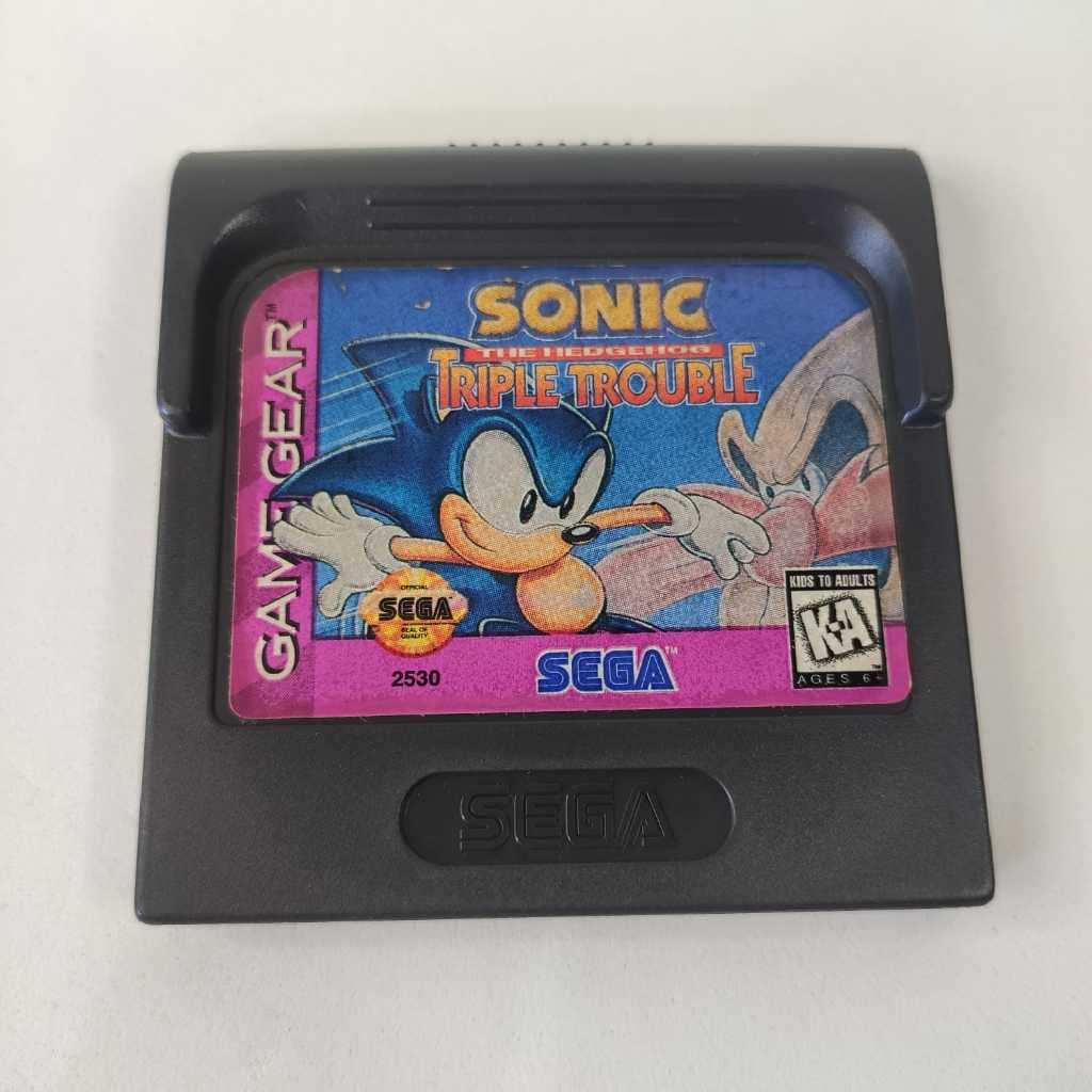 Sonic The Hedgehog Triple Trouble Game Gear com manual Original