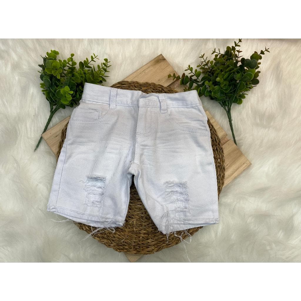 Bermuda Jeans Infantil Juvenil 02 ao 16 Varias Cores Verão