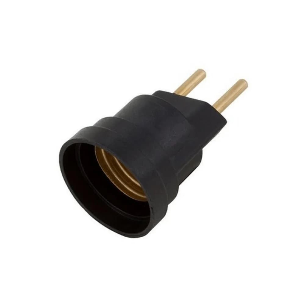 Soquete Bocal E27 Tomada Soquete Adaptador Pino Macho Porta Lâmpada