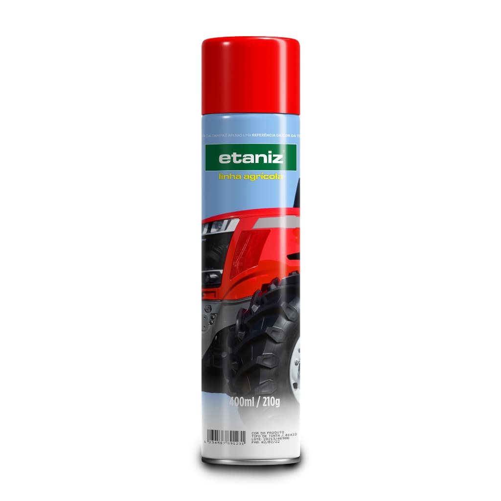 Tinta Spray Agrícola Vermelho Massey Ferguson 400ml