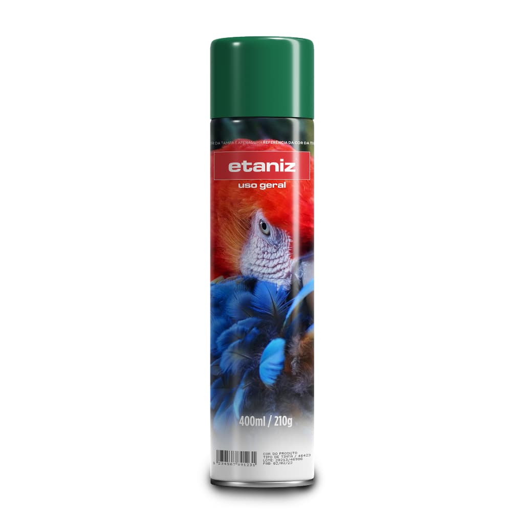 Tinta spray verde claro extrema fixação 400ml