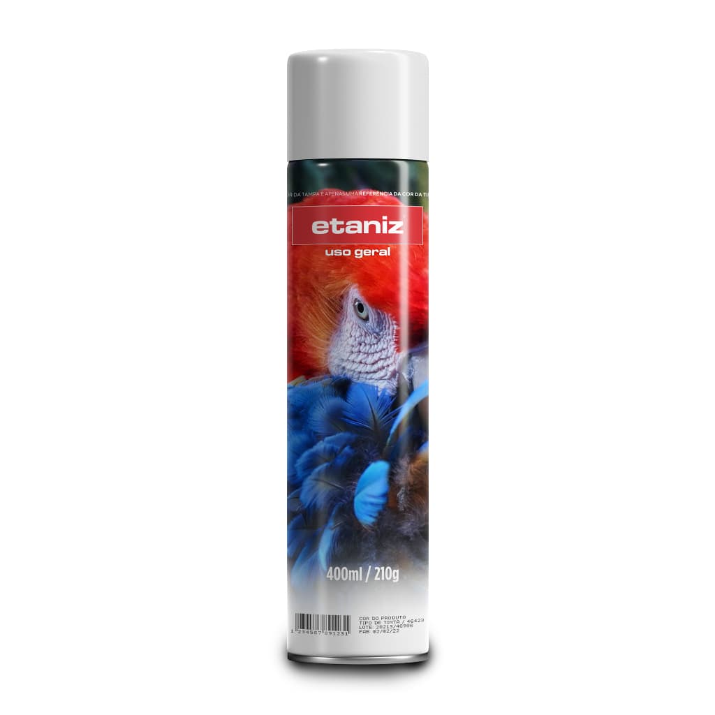 Tinta spray verniz fosco extrema fixação 400ml