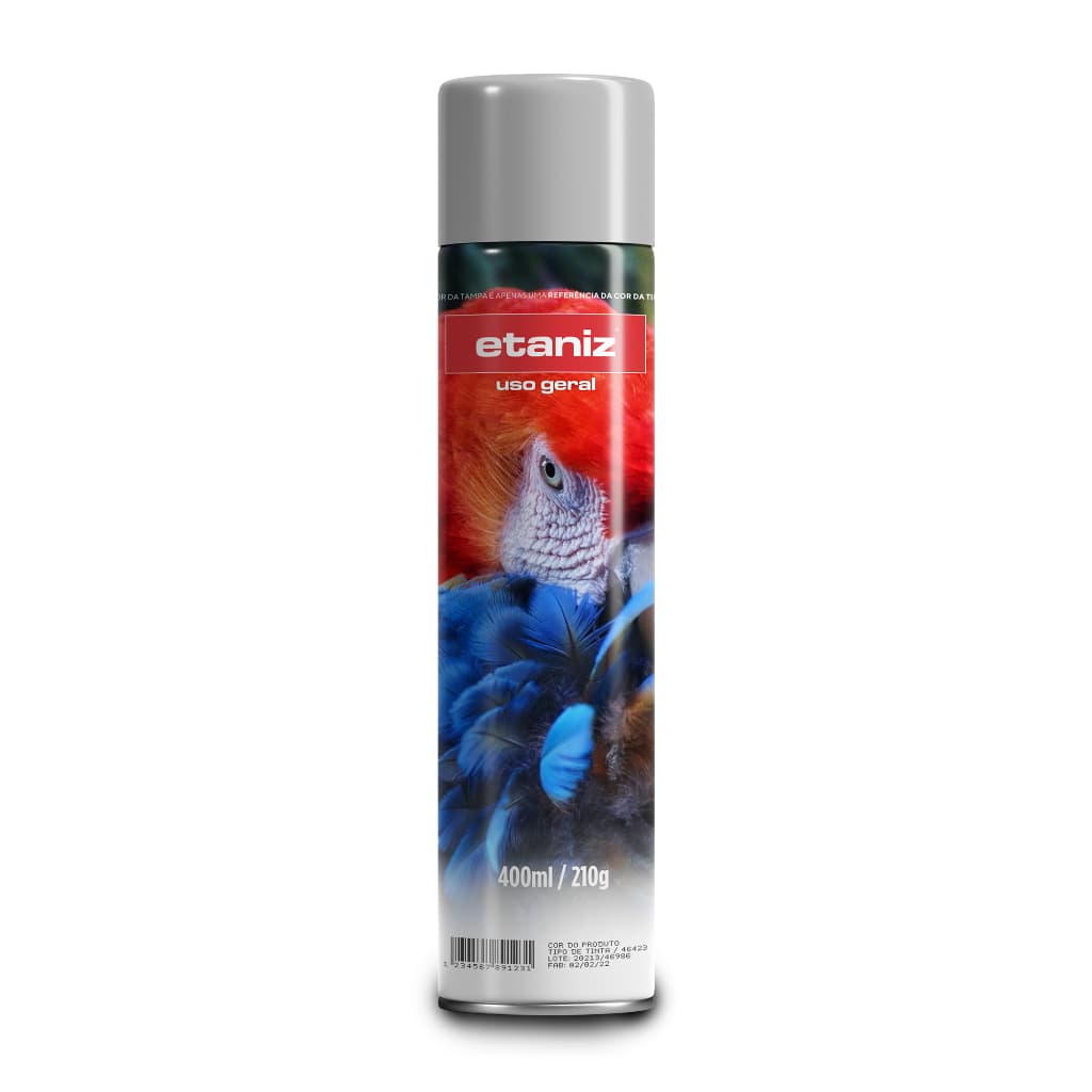 Tinta spray cinza claro extrema fixação 400ml