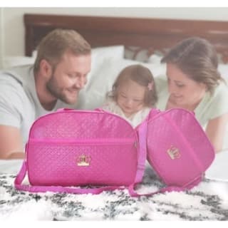Bolsa Rosa Pink mala  Maternidade Bebê Menina/Menino Impermeável