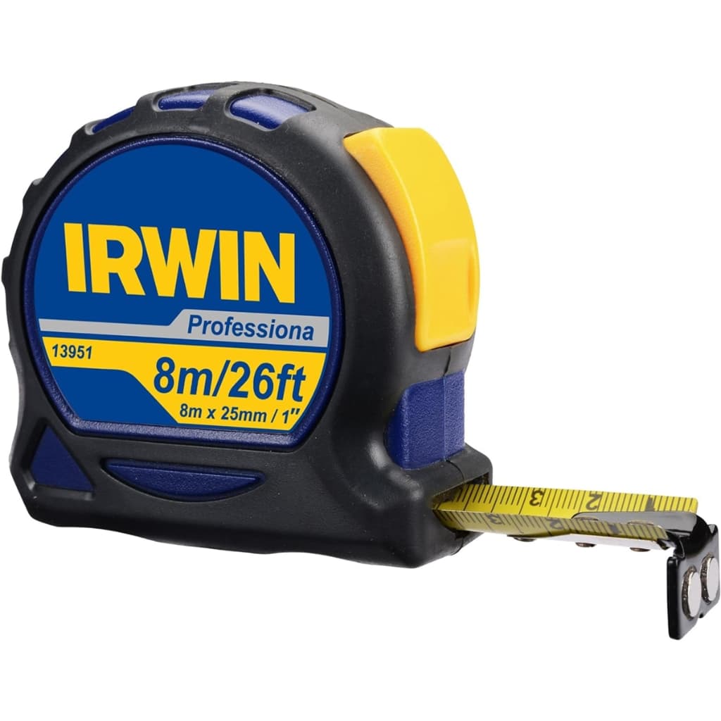 Trena Professional Emborrachada de Bolso IRWIN Duo 8 Metros