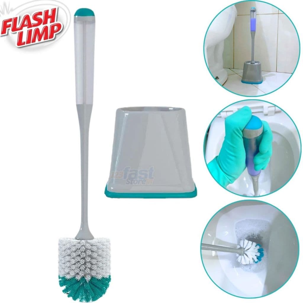 Escova De Limpar Vaso Sanitário Privada Banheiro Dispenser