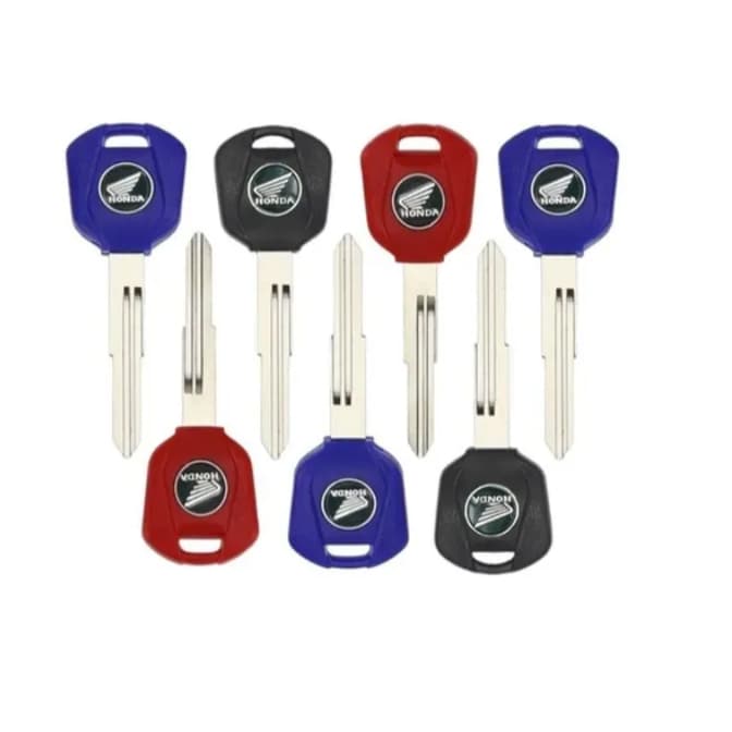 10 Chaves Virgem Colorida Moto Honda Diversos Modelos