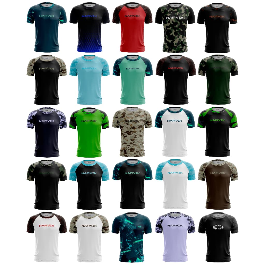 Camiseta Casual Esportiva Unissex CrossFit / Academia / corrida / caminhada / Camisa Dry Fit Premium com proteção UV 50+