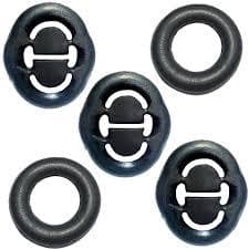 kit prender Escapamento Borracha / Coxim Gol Bola G2 Kit C / 5 Peças KT 02