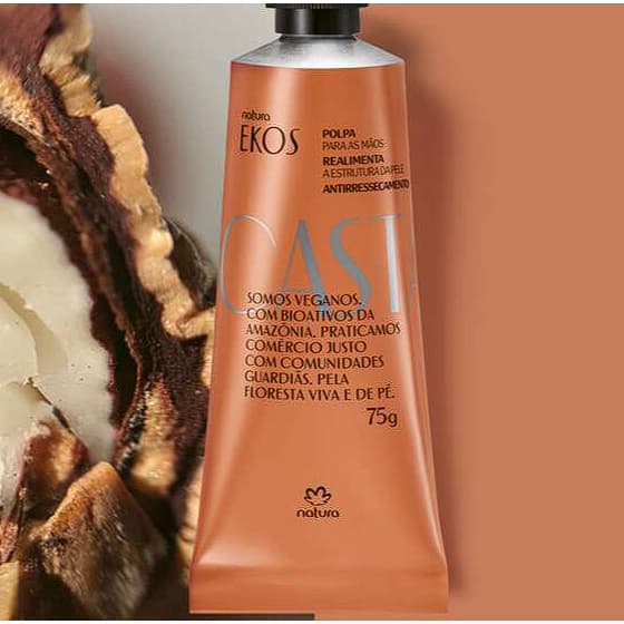 CASTANHA 75g para mãos - Ekos Polpa Hidratante para as Mãos Natura